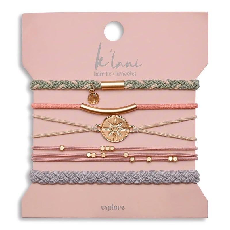 Klani Hair Tie Bracelets for Women  Elastic Hair Bands That Double as Stylish Jewelry  Explore  Medium